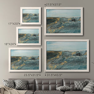 Flow of Love in Ocean I-Premium Framed Canvas - Ready to Hang