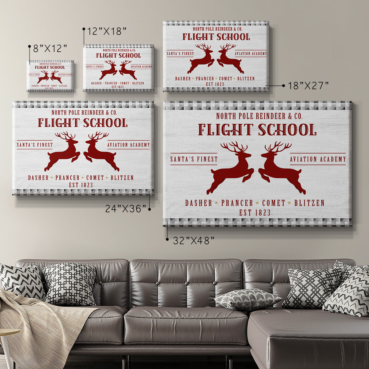 Flight School Premium Gallery Wrapped Canvas - Ready to Hang