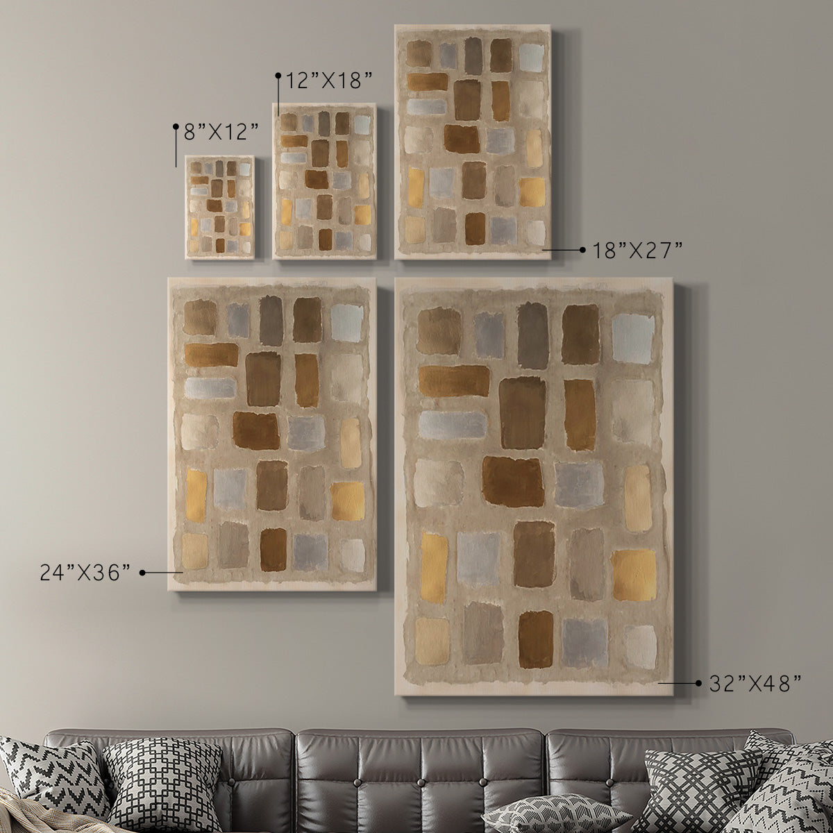 Sand Shaped I Premium Gallery Wrapped Canvas - Ready to Hang