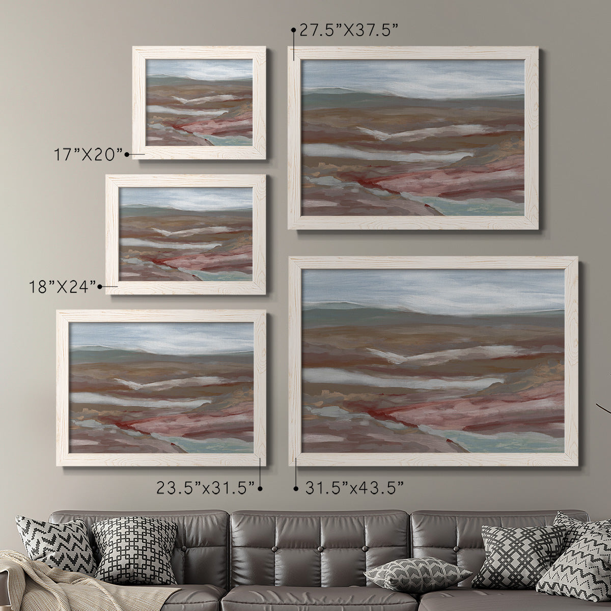 Valley of Fall-Premium Framed Canvas - Ready to Hang