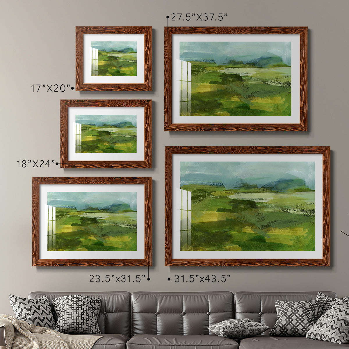Emerald View IV-Premium Framed Print - Ready to Hang