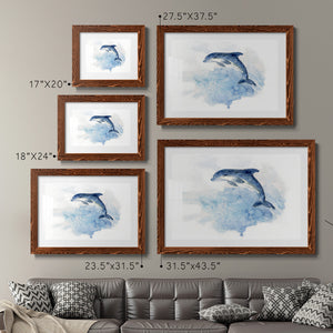 Wave Jumping-Premium Framed Print - Ready to Hang