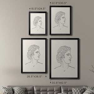 Greek Busts I Premium Framed Print - Ready to Hang