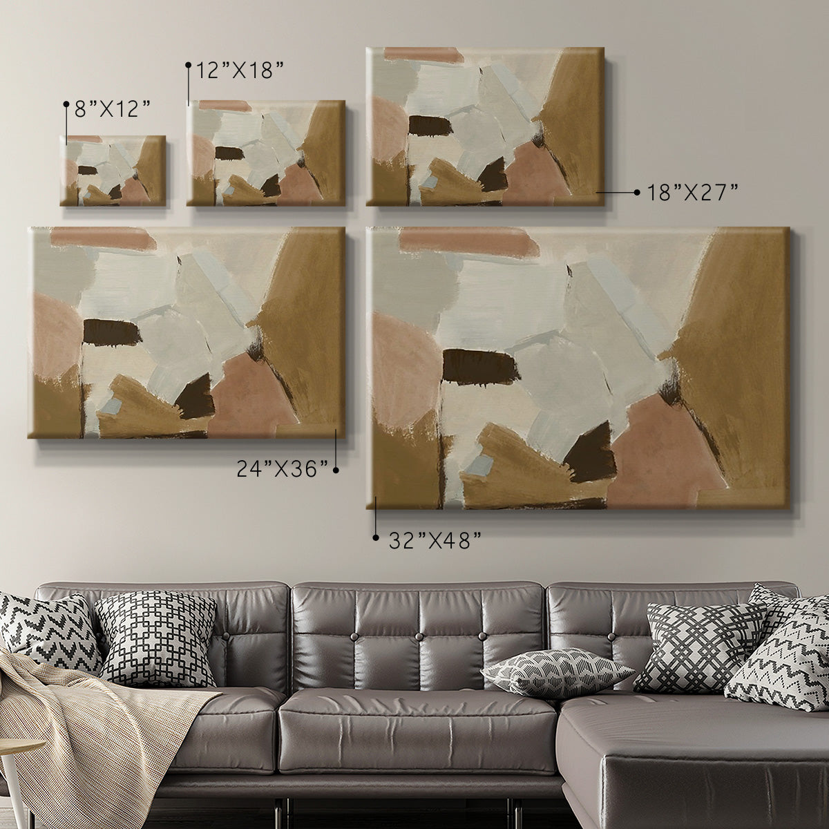 Almondine I Premium Gallery Wrapped Canvas - Ready to Hang