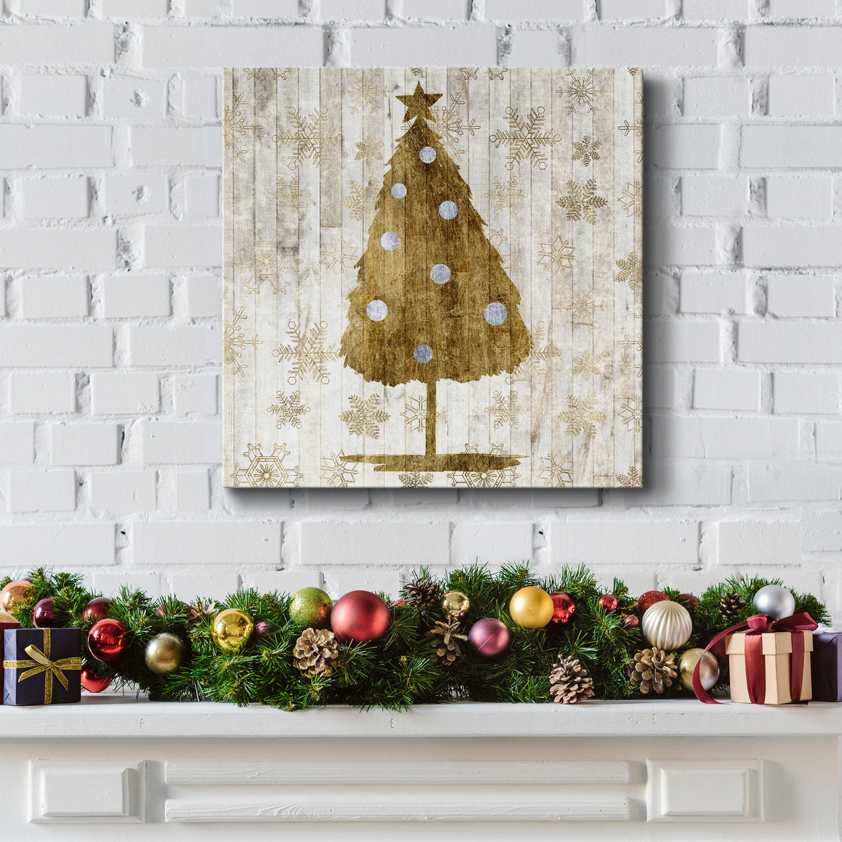 Sophisticated Christmas I-Premium Gallery Wrapped Canvas - Ready to Hang