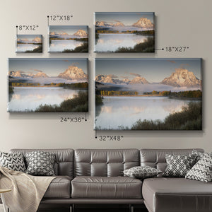 Snake River Fog Premium Gallery Wrapped Canvas - Ready to Hang
