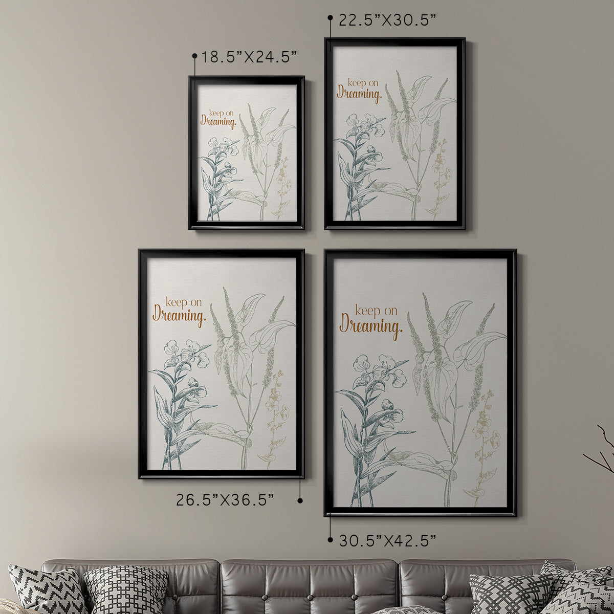 Keep on Dreaming Premium Framed Print - Ready to Hang