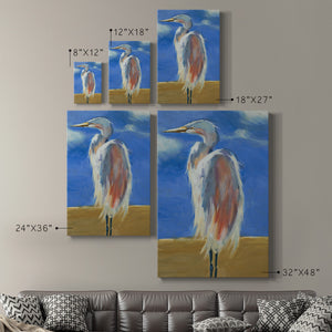 Blue Heron Premium Gallery Wrapped Canvas - Ready to Hang