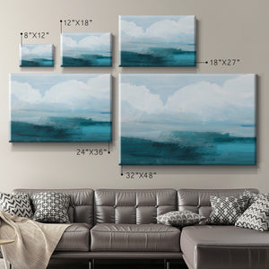 Azure Rising I Premium Gallery Wrapped Canvas - Ready to Hang