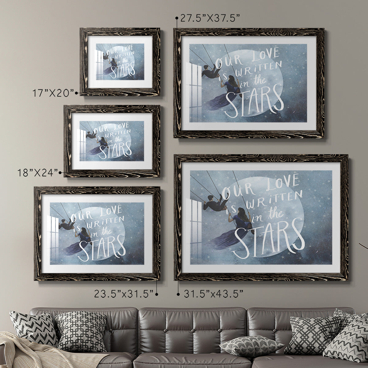Celestial Love Collection A-Premium Framed Print - Ready to Hang