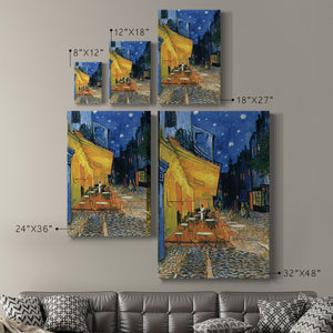 CafÃ© Terrace at Night - Canvas Art Print
