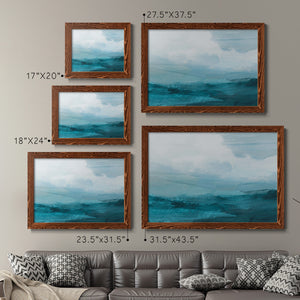 Azure Rising IV-Premium Framed Canvas - Ready to Hang