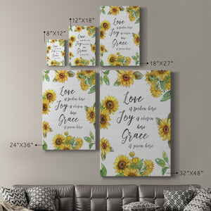 Grace Given Here Premium Gallery Wrapped Canvas - Ready to Hang