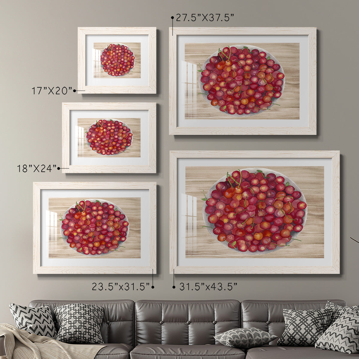 Bowls of Fruit IV-Premium Framed Print - Ready to Hang
