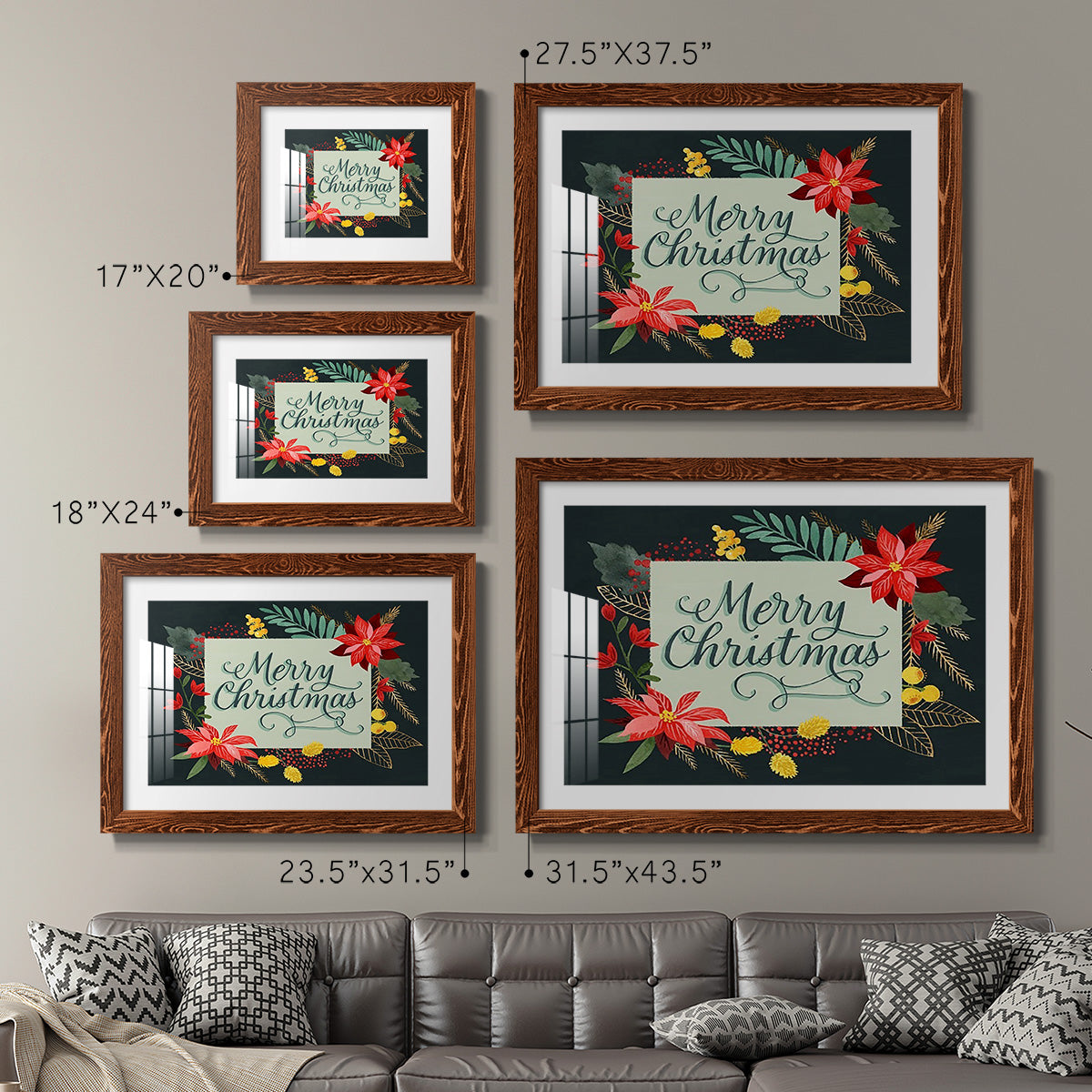 Bright Christmas Night  I-Premium Framed Print - Ready to Hang