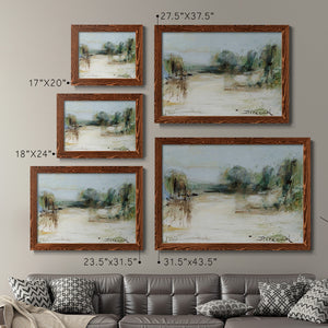 Wintery Horizon III-Premium Framed Canvas - Ready to Hang