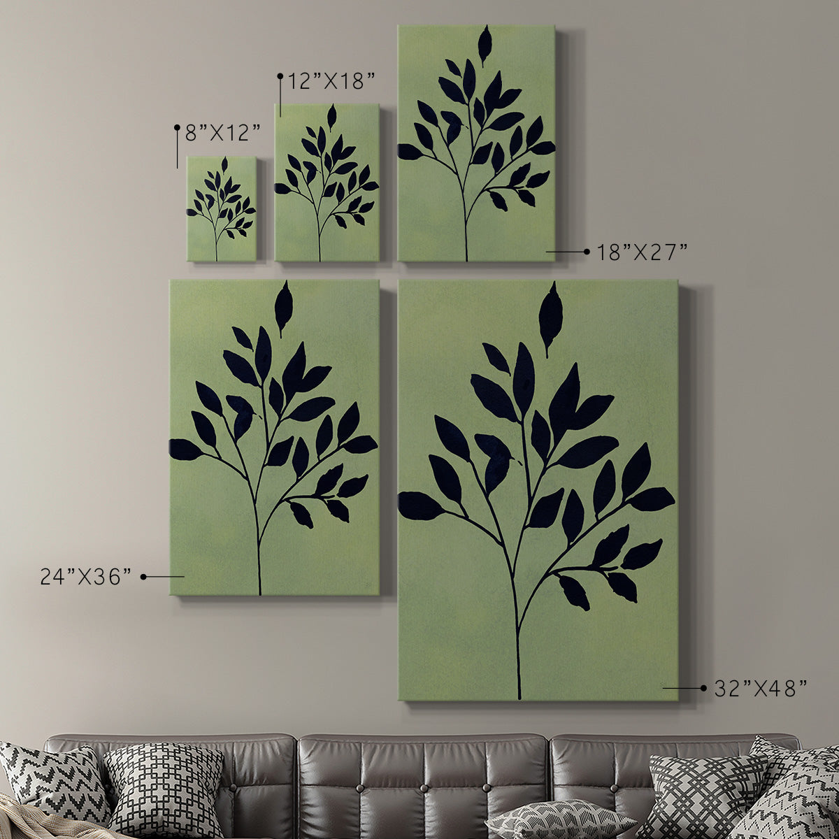 Earthly Botanical I Premium Gallery Wrapped Canvas - Ready to Hang