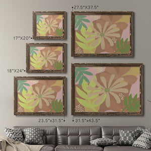 Neutral Blooms II-Premium Framed Canvas - Ready to Hang