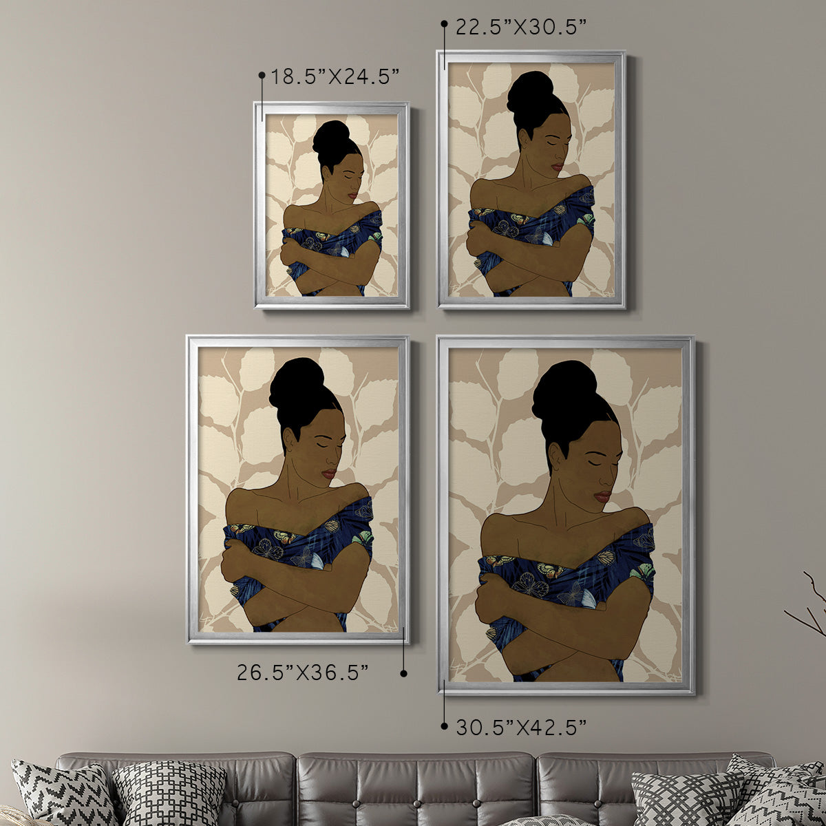 Ethnic Beauty II Premium Framed Print - Ready to Hang