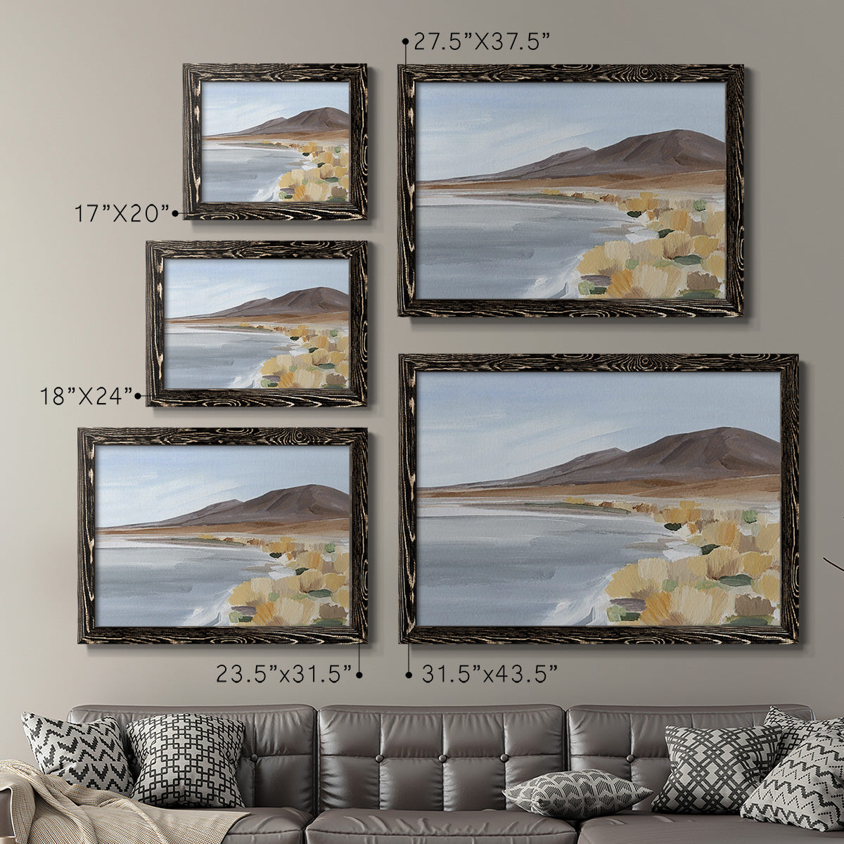 Desert Oasis Study I-Premium Framed Canvas - Ready to Hang