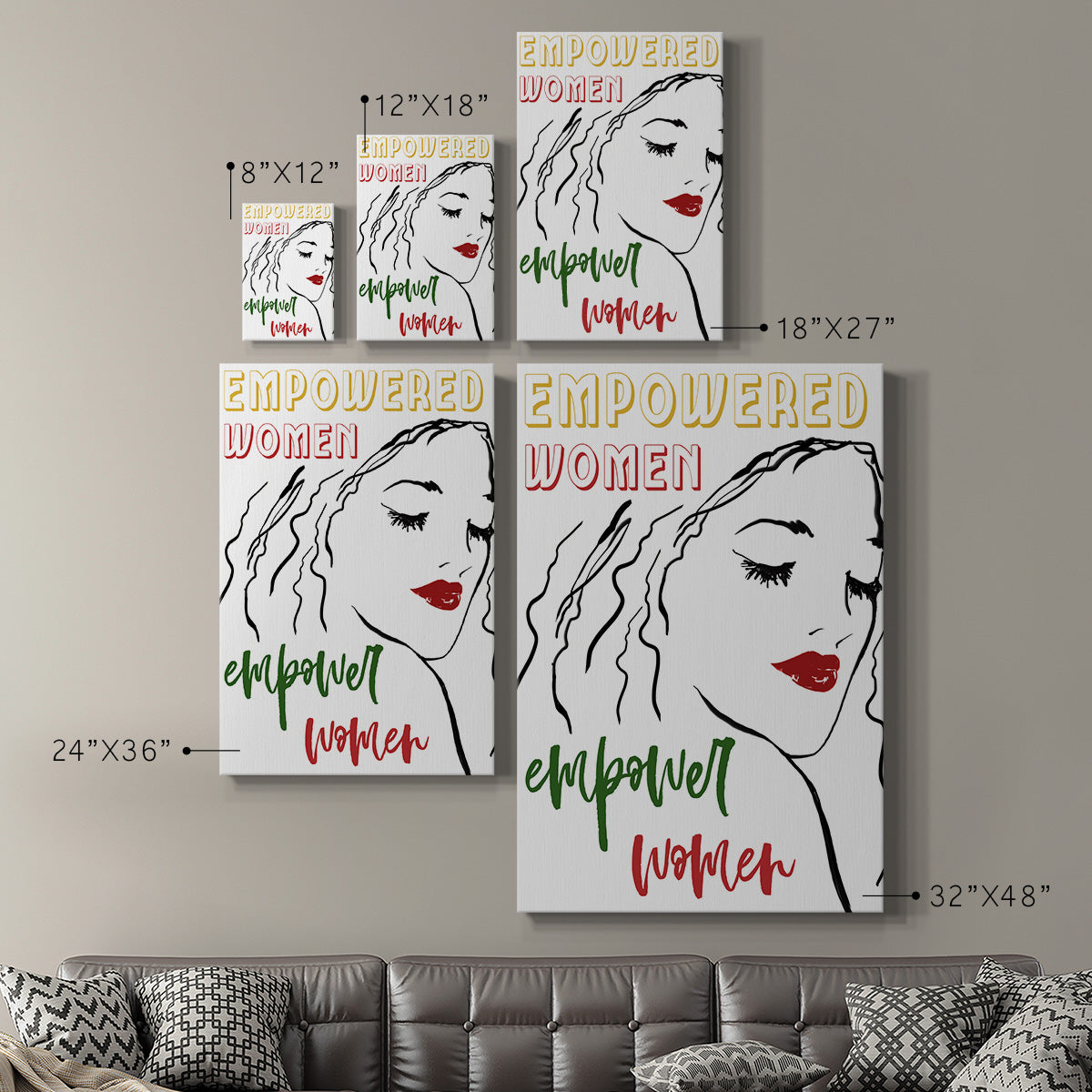 Empowered Women Premium Gallery Wrapped Canvas - Ready to Hang