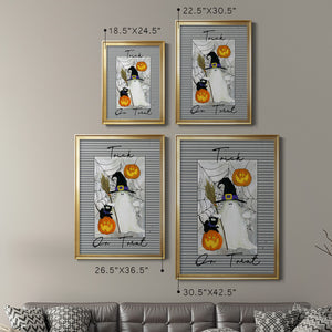 Trick or Treat Ghost Premium Framed Print - Ready to Hang
