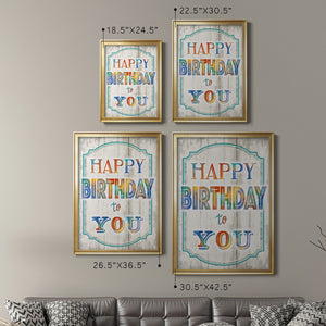 Happy Birthday to You Premium Framed Print - Ready to Hang
