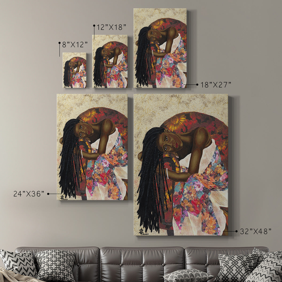 Woman Strong III Premium Gallery Wrapped Canvas - Ready to Hang