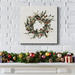 Farmhouse Wreath I-Premium Gallery Wrapped Canvas - Ready to Hang