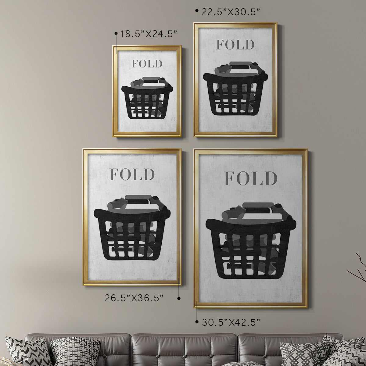 Fold Premium Framed Print - Ready to Hang