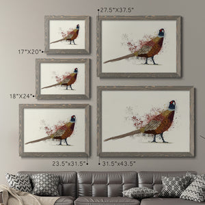 Pheasant Splash 2-Premium Framed Canvas - Ready to Hang