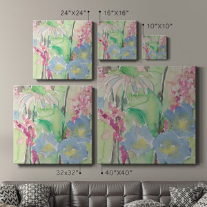 Watercolor Floral Accent II-Premium Gallery Wrapped Canvas - Ready to Hang