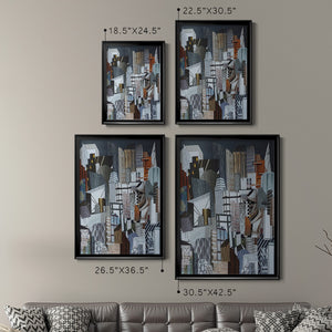 Western Metropolis Premium Framed Print - Ready to Hang