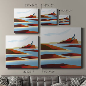 Illustrated Italian Landscape & Nature V-Premium Gallery Wrapped Canvas - Ready to Hang