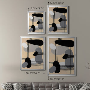 Interconnected Shapes II Premium Framed Print - Ready to Hang