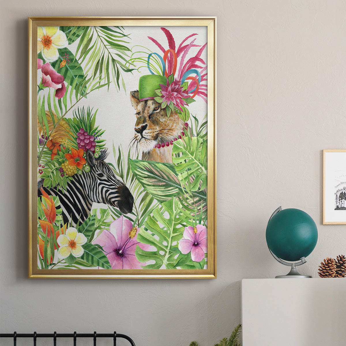 Jungle Royale II Premium Framed Print - Ready to Hang