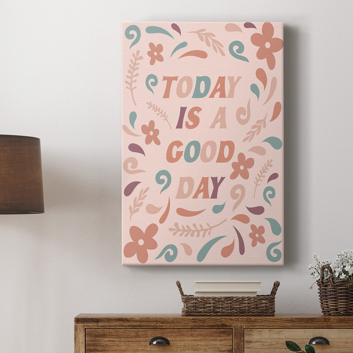 Today is a Good Day Premium Gallery Wrapped Canvas - Ready to Hang
