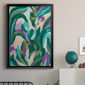 Jungle Wave I Premium Framed Print - Ready to Hang