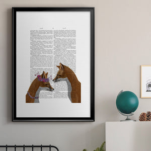 Fox Lovers Premium Framed Print - Ready to Hang