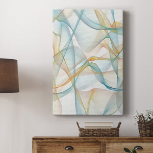 Curves and Waves IV Premium Gallery Wrapped Canvas - Ready to Hang