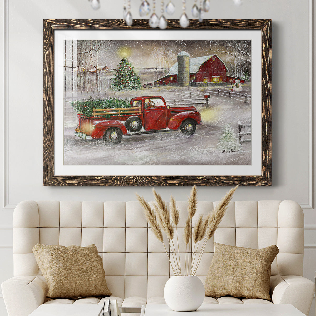 Making Christmas Memories-Premium Framed Print - Ready to Hang