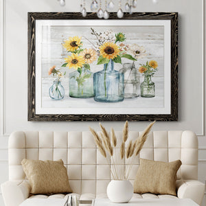 Sunflower Extravaganza-Premium Framed Print - Ready to Hang