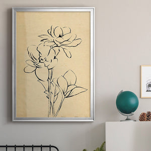 Magnolia Sketch II Premium Framed Print - Ready to Hang