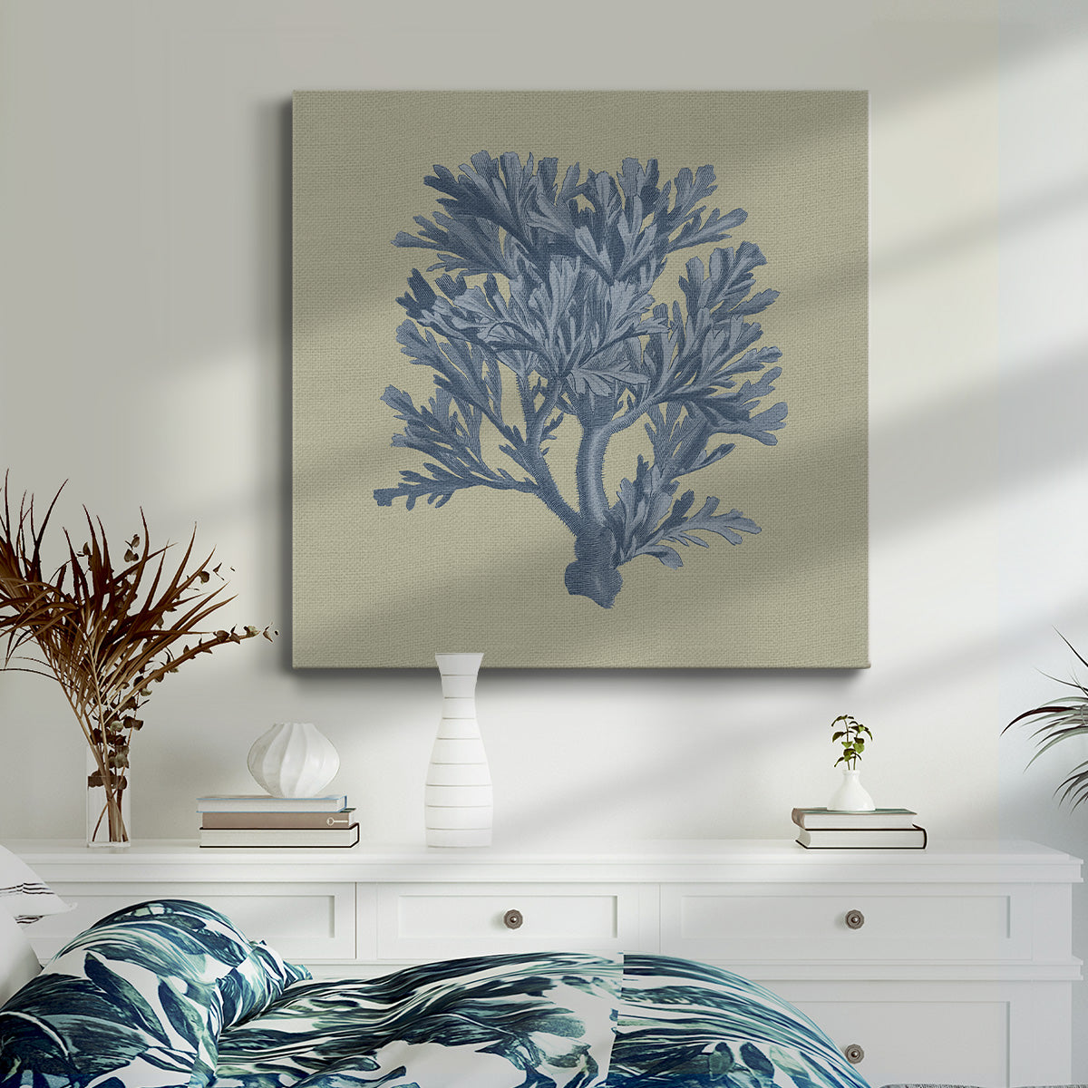 Chambray Coral IV-Premium Gallery Wrapped Canvas - Ready to Hang