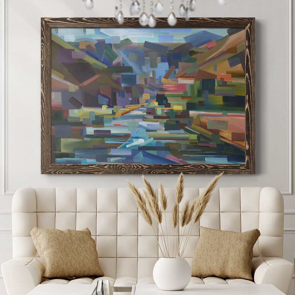 Pieces of Yakima Canyon-Premium Framed Canvas - Ready to Hang