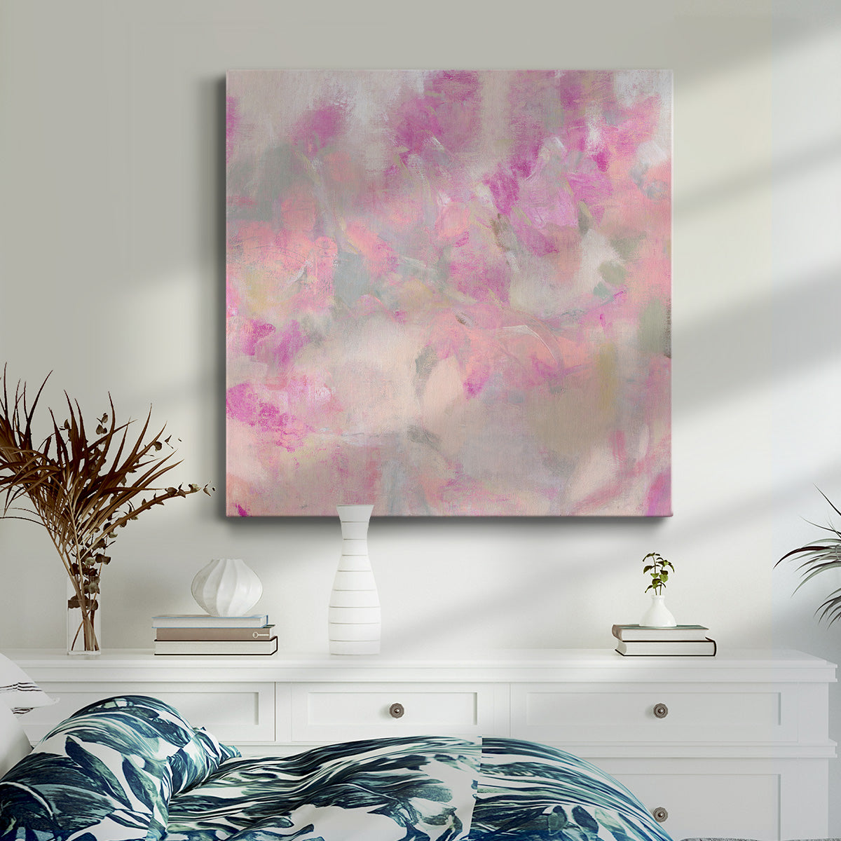 Blooming Shrub I-Premium Gallery Wrapped Canvas - Ready to Hang