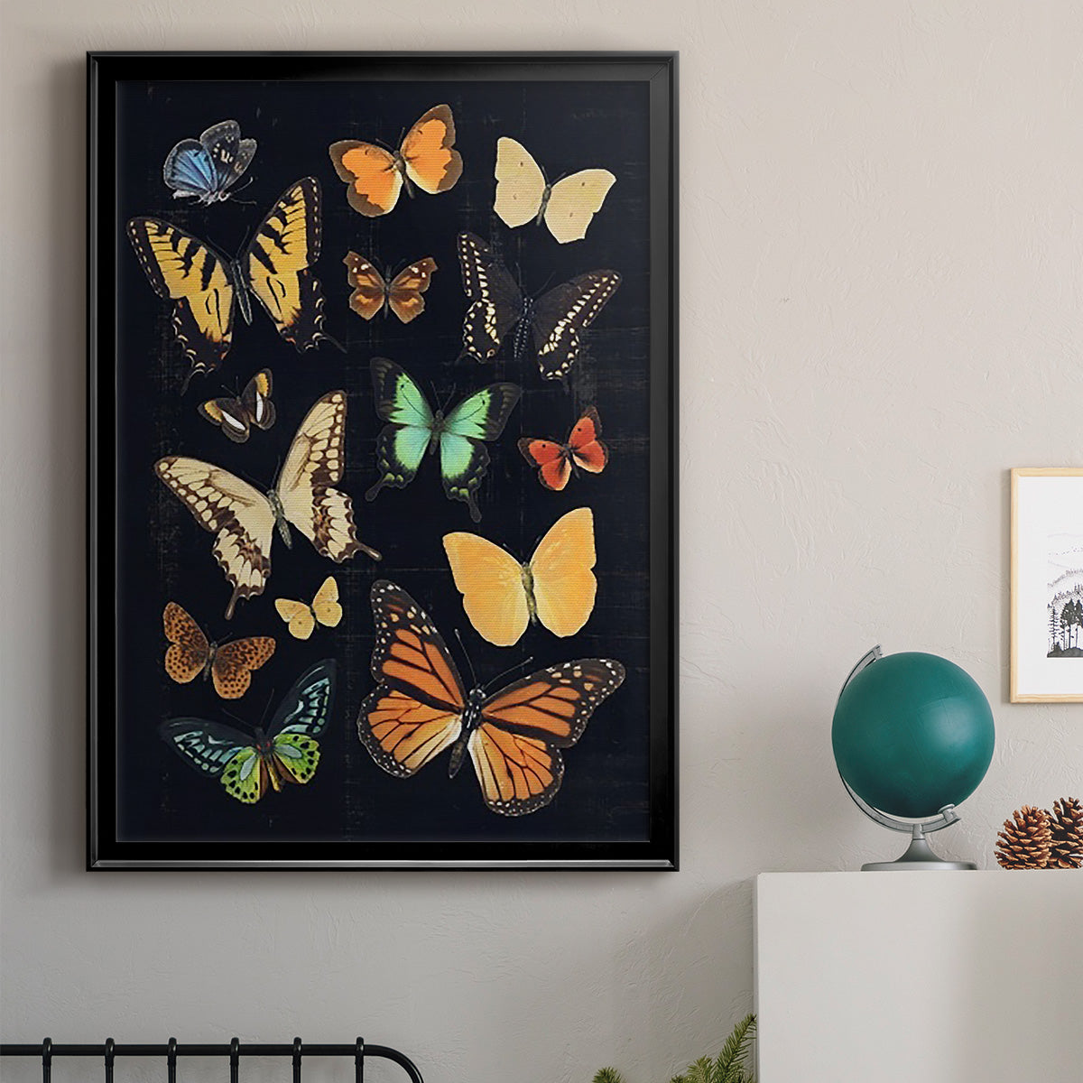 Collected Flutter III Premium Framed Print - Ready to Hang
