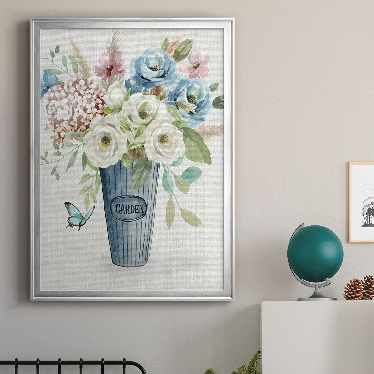 Garden Bouquet Premium Framed Print - Ready to Hang