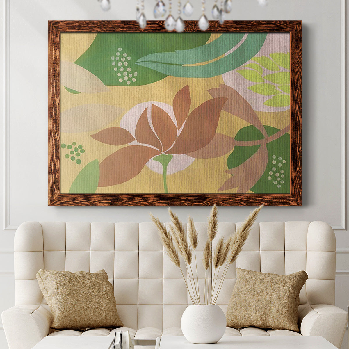 Neutral Blooms I-Premium Framed Canvas - Ready to Hang