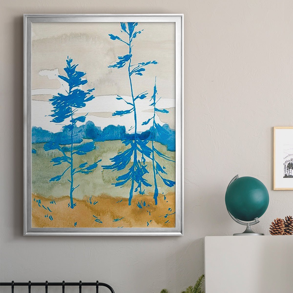 Cerulean Spruce II Premium Framed Print - Ready to Hang